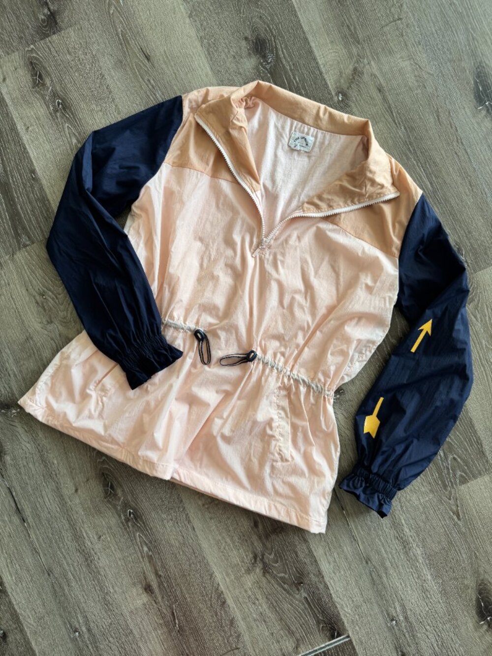 The Upside Yoko Athleisure Colorblock Half Zip Anorak Jacket S
